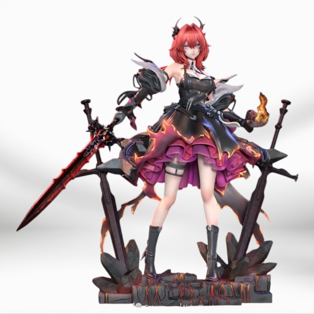ไฟล์สำหรับพิมพ์ 3D ไฟล์ STL สำหรับพิมพ์ 3D โมเดล  Laevatein จาก Arknights: Endfield ไม่ใช่ตัวโมเดล