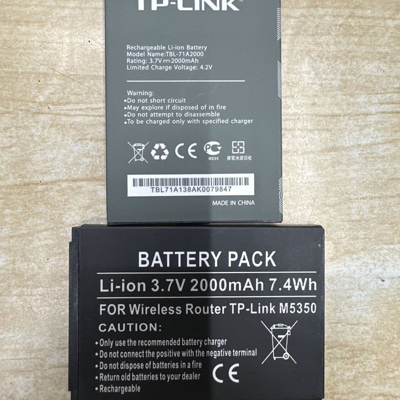T TBL-71A2000 General Union TP-LINK TL-TR861 761 M5350 M7350 แบตเตอรี่ WIFI แบบพกพา
