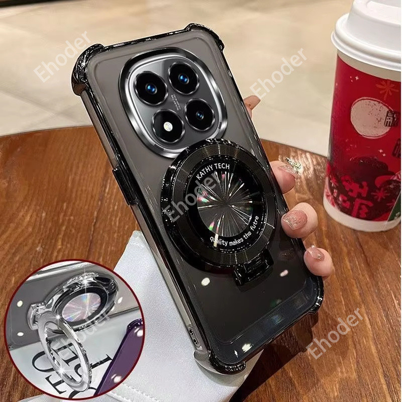 ปลอกสําหรับRedmiหมายเหตุ15 Pro Plus 5G 4G 2026เคสโทรศัพท์พร้อมผู้ถือแหวนซิลิโคนอ่อนนุ่มกันกระแทกสําหรับNote15Pro Note15ProPlus 15ProPlus 15Pro + คลุมทั้งหมดฟิล์มเกราะป้องกัน