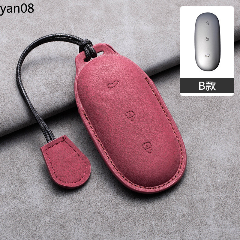 รถ Remote Key กรณีสําหรับ Li Lixiang LEADING IDEAL L6 L7 L8 L9 ONE Li Auto Key Case SHELL PU Keychia
