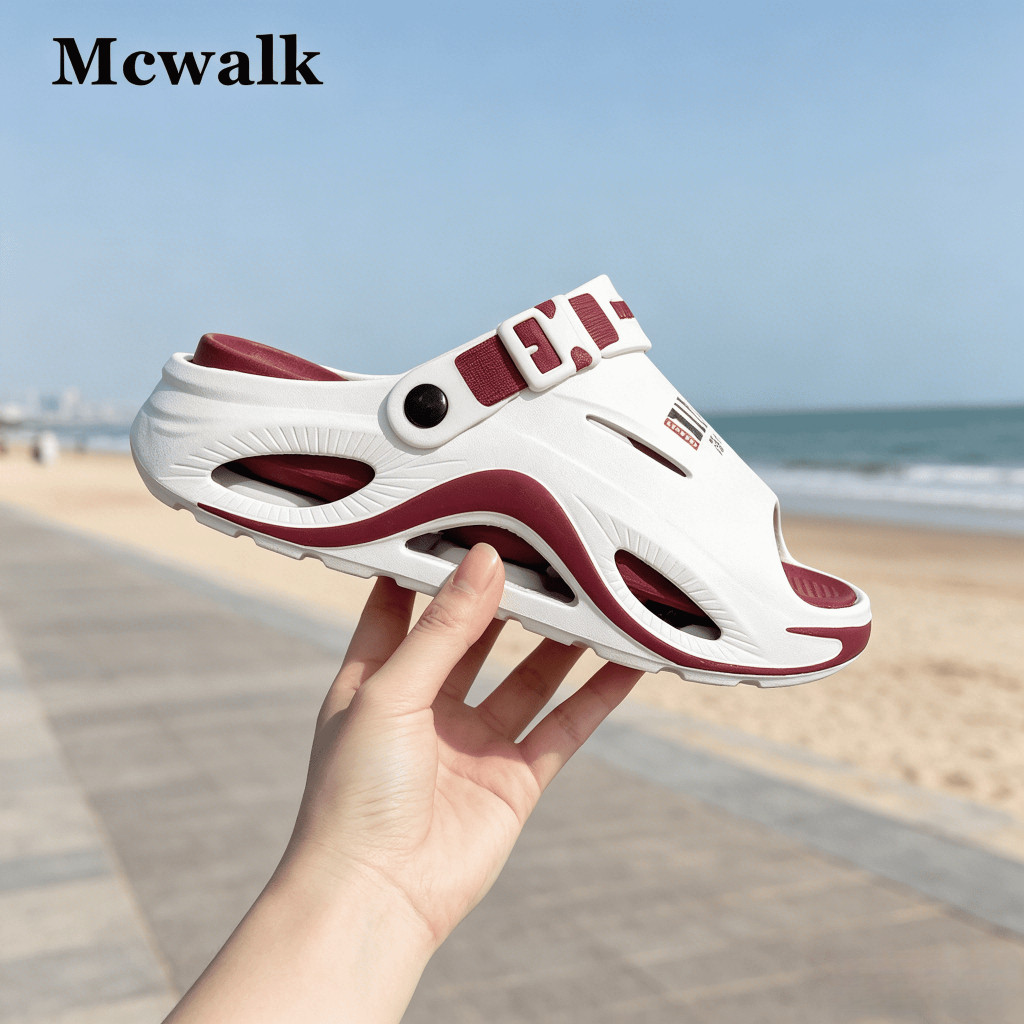 MCWALK รองเท้าแตะ EVA ต้านเชื้อแบคทีเรียทนต่อการสึกหรอ Unisex Paw Support Anti-Slip Antib