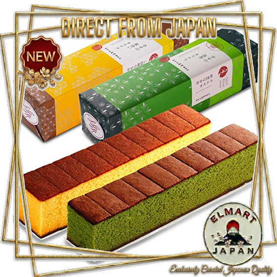 [Direct From Japan] Nagasaki Shinsendo Nagasaki Castella Otameshi Shiawase no Kiiroi Castella Strawb