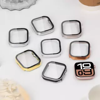 กันน้ําขอบตรงป้องกันหน้าจอสําหรับ Apple Watch11 10 46 มม.42/9 8 7 6 5 44 มม.41/45/40/SE3 /SE2 Ultra3/2 49 มม.อุปกรณ์เสริม
