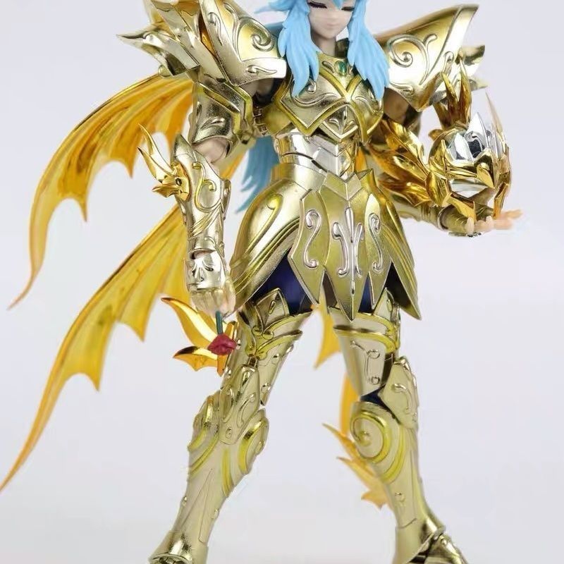 พร้อมสต็อกจัดส่งฟรี God Golden Saint Seiya Saint Cloth Myth EX God Pisces Golden Soul Abrodie