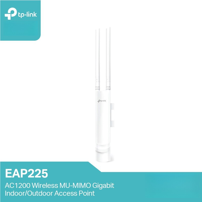 TP-Link EAP225-Outdoor (Omada AC1200 Wireless MU-MIMO Gigabit Indoor/Outdoor Access Point)
