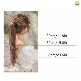 [GZ] 50 ชิ้น Hairnet ตาข่ายคลุมผมยืดหยุ่น 30/50/60 ซม. สําหรับรวบผมหางม้า อุปกรณ์เสริมผม COD