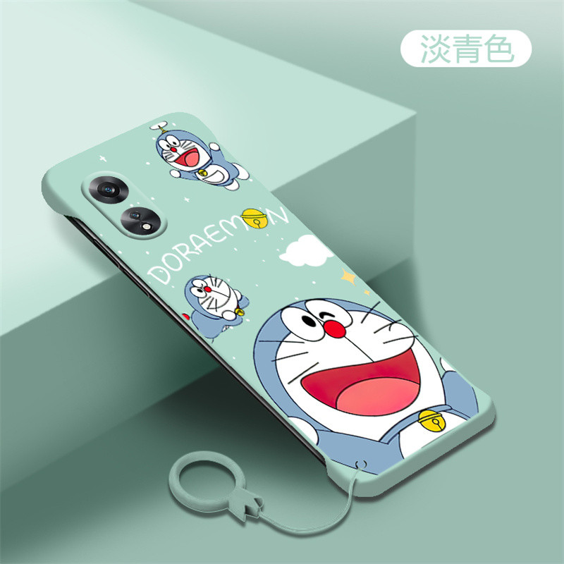 Doraemon เหมาะสําหรับ oppoa58 เคสโทรศัพท์ r17 การ์ตูน r15 Dreamland รุ่นไร้ขอบ r15x Frosted k9s Cool