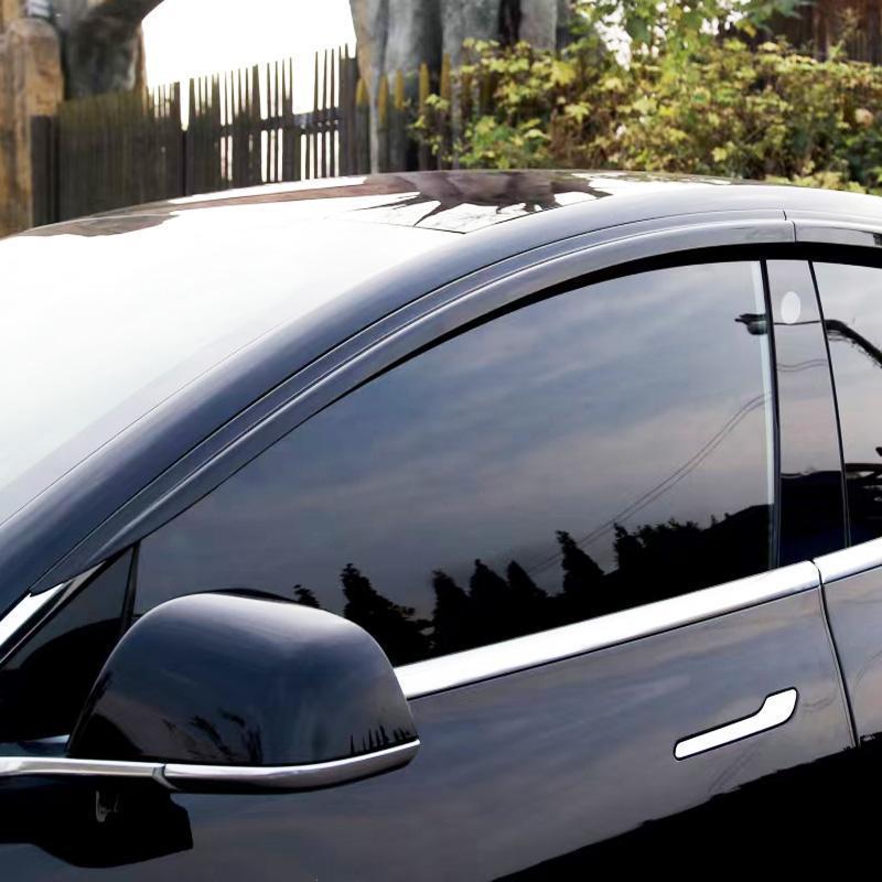 [เปิดร้านใหม่] Yu Tesla Tesla model3 Window Rain Eyebrow Rain Block Edamame 3 Car Glass Rain Cover P