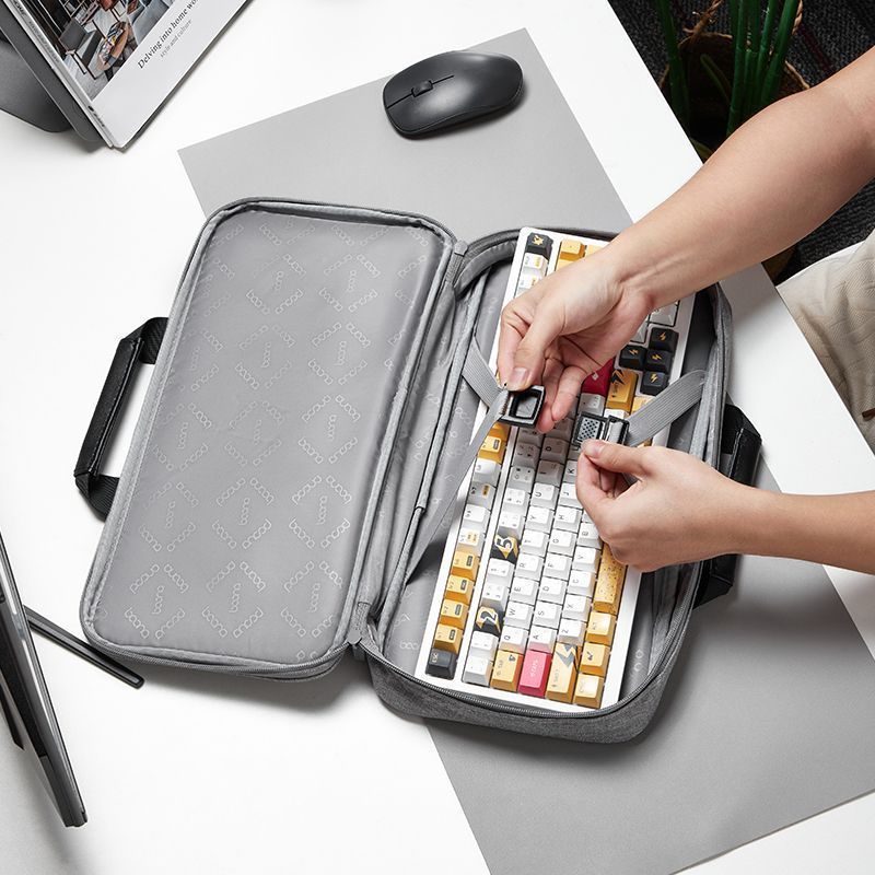 กระเป๋าเก็บคีย์บอร์ดแบบกลไกเคสป้องกันเหมาะสําหรับ RK98 Belly vng s99 คีย์บอร์ดแบบกลไก 87/98 กระเป๋าค