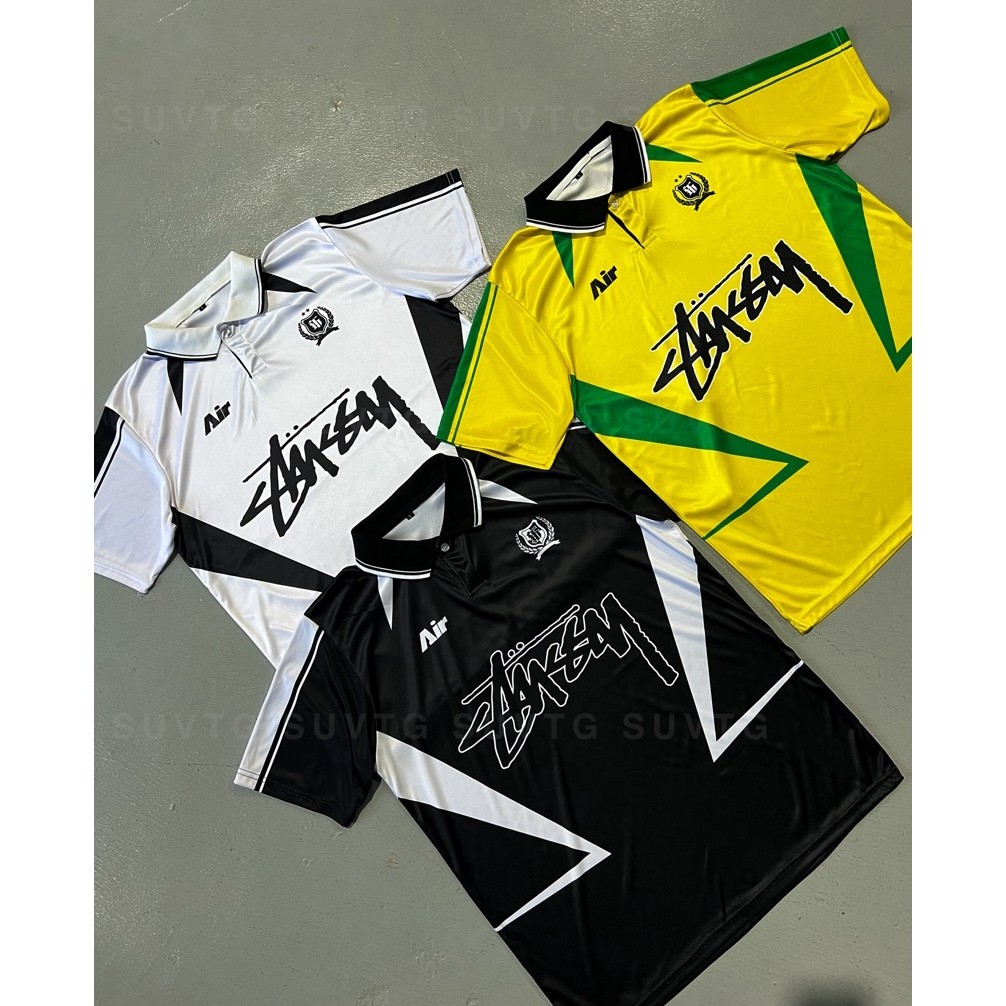 เสื้อคอปก (AAS)เสื้อพิมพ์ลาย โปโล Unisex ผ้าเบา ใส่สบาย สีไม่ตก - ผู้ชาย เสื้อผู้ชาย
