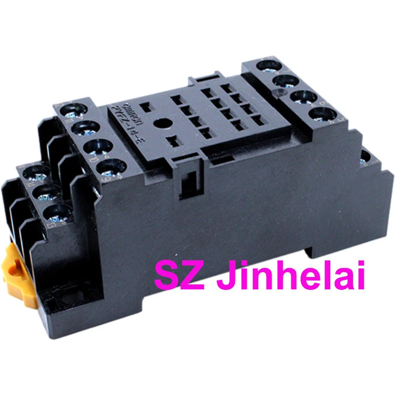 50 ชิ้น PYFZ-14-E ฐานรีเลย์แท้ 14pin การเชื่อมต่อ Socketes