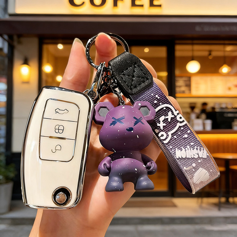 TPU รถ Remote Key กรณี FOB สําหรับ Ford Fiesta Focus 2 Ecosport Kuga Escape C Max Ka Fob Protector ฝาครอบ
