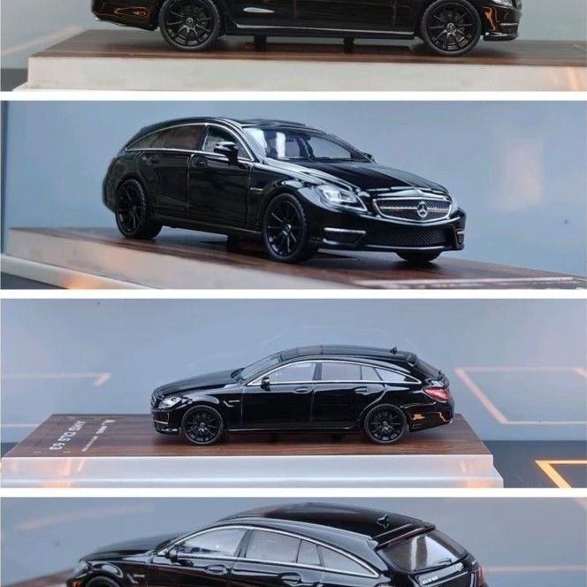 Mj1: 64 Mercedes-Benz cls63 การล่าสัตว์ Pre-Stage Edition สถานีรถจําลองรถคอลเลกชันเครื่องประดับ