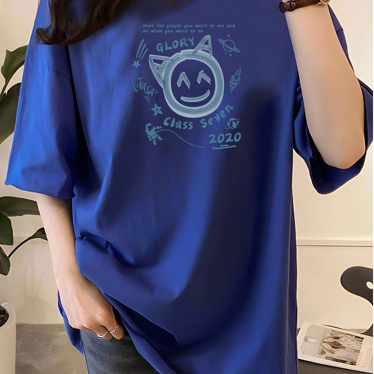 2G1038 Tshirt ผู้หญิง Plus ขนาดเสื้อผ้า T เสื้อ Crop Top ผู้หญิง T เสื้อเสื้อนักเรียน Int