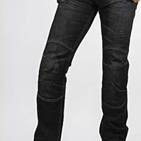 Komine Motorcycle WJ-7323R Jeans 07-7323 Men s Black 6XL