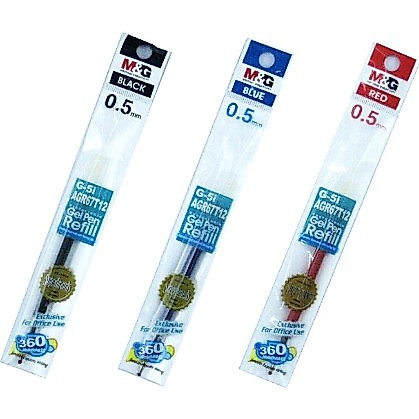 M&G R3 / R5 ปากกาเจล REFILL (0.5mm/0.7mm) 1PC