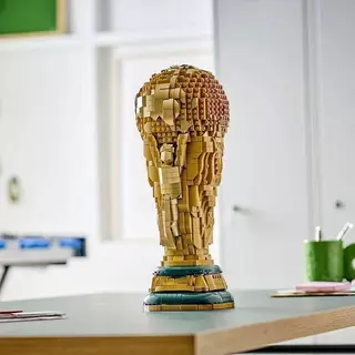 ของเล่นตัวต่อถ้วยรางวัลฟุตบอลเฮอร์คิวลีส คัพ ฟุตบอลโลก โมเดลประกอบ ของสะสมสำหรับแฟนบอล ของขวัญสร้างสรรค์ ของตกแต่ง