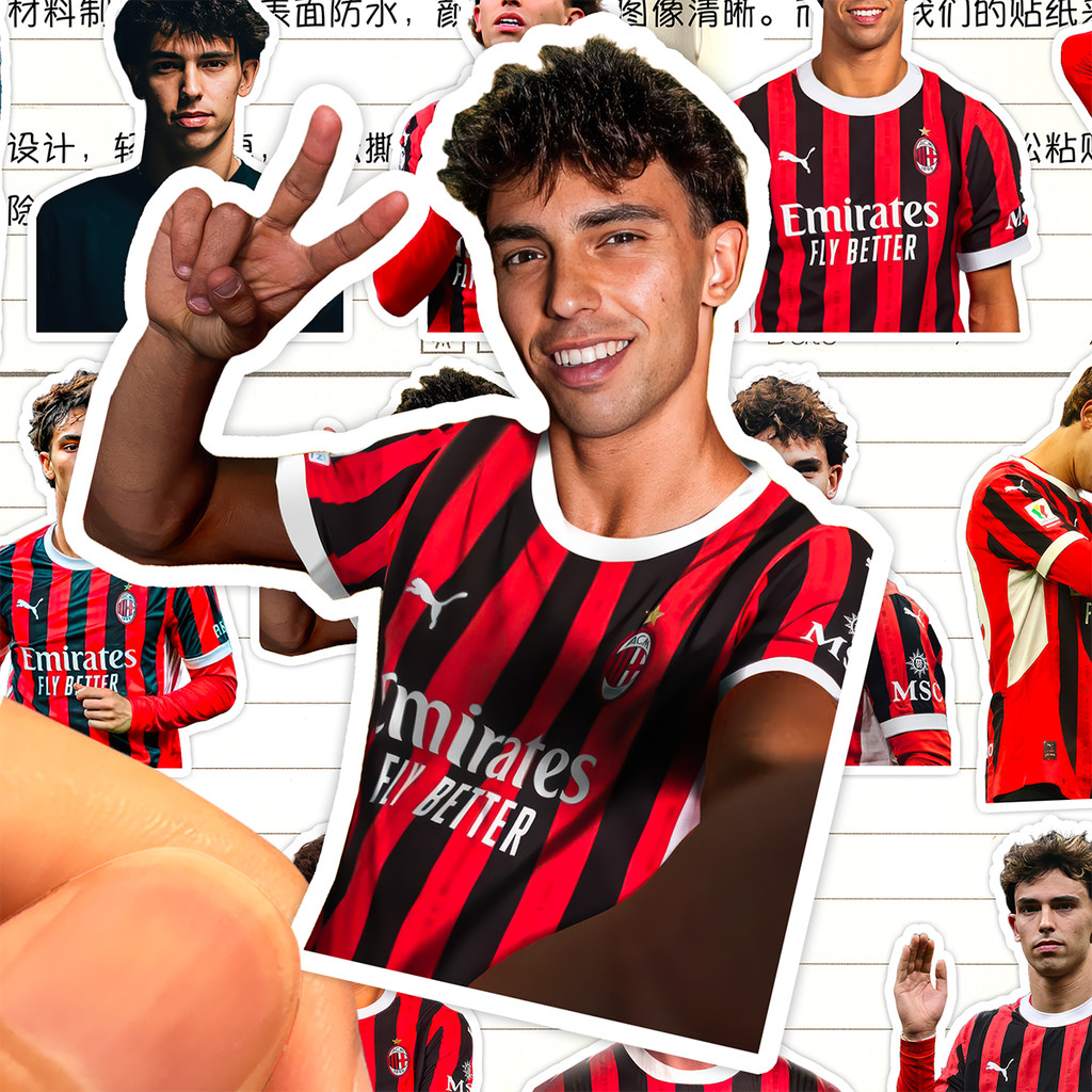 Ru Ruo Ang Felix Sticker HD Waterproof AC Milan Football Player Joao Felix Collection Sticker Painti