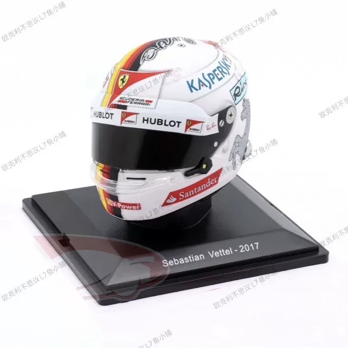 หมวกกันน็อค F1 รุ่น 1: 5 Spark Wittel 2017 Cygnus หมวก Ferrari SF70H Wittel Annual Army Ferrari SF70