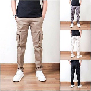 Celana Cargo Kargo Panjang Pria Dewasa Kompol Size 27-38