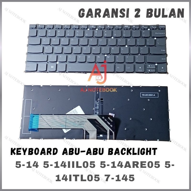 แป้นพิมพ์สําหรับ V14 G2 V14 G2 ALC V14 G2 ITL V14 G3 IAP V14 G3 ABA Series BACKLIGHT -AJNB