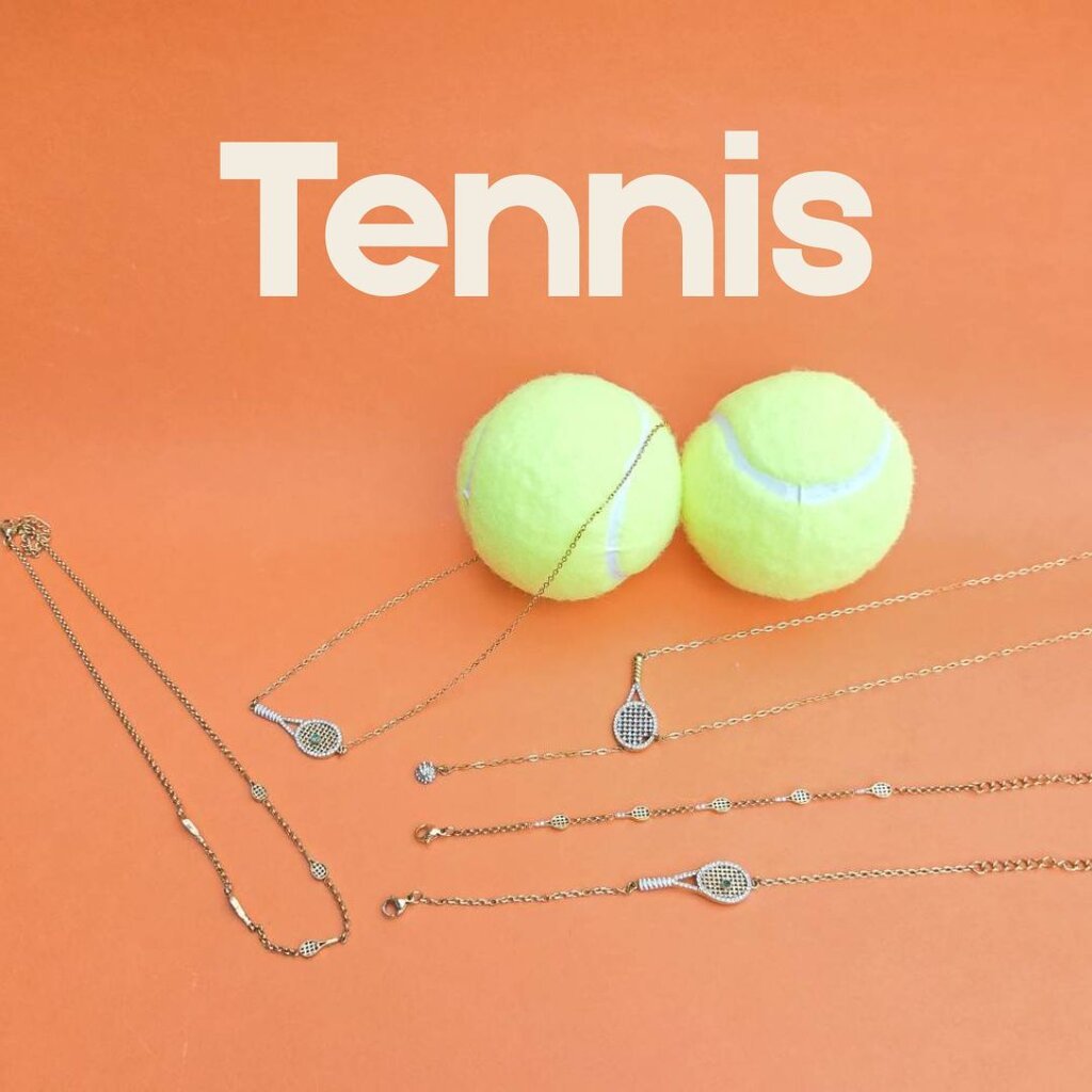 WELRY.acc พร้อมส่ง งานเซตสร้อยรุ่น Tennis