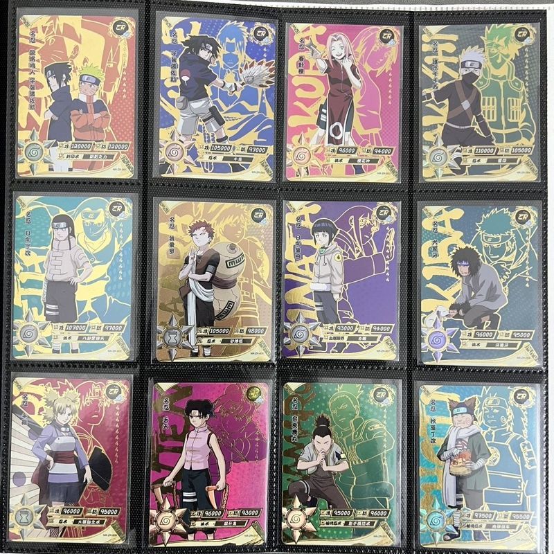 [ทัวร์การ์ด] การ์ดนารูโตะของแท้ ZR Wave Feng Shuimen Naruto Uchiha Sasuke Gilding 3d การ์ดคอลเลกชัน