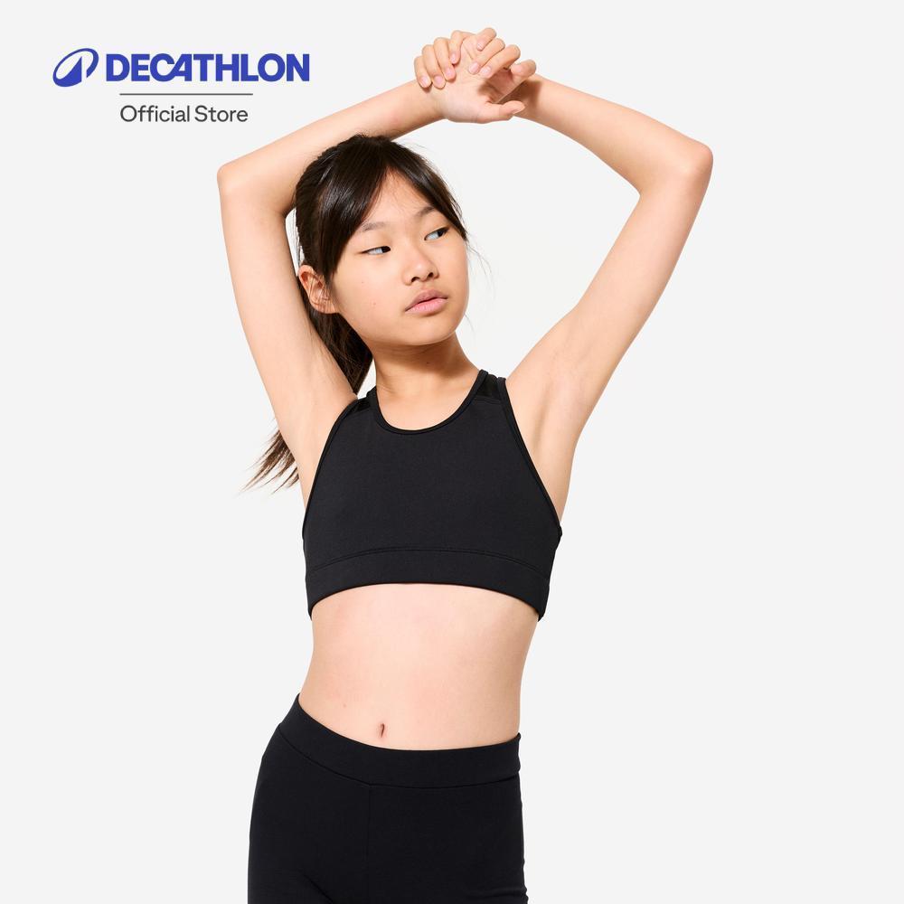 Decathlon Girls' Breathable Sports Bra สปอร์ตบราระบายอากาศได้ดีสำหรับเด็กผู้หญิง