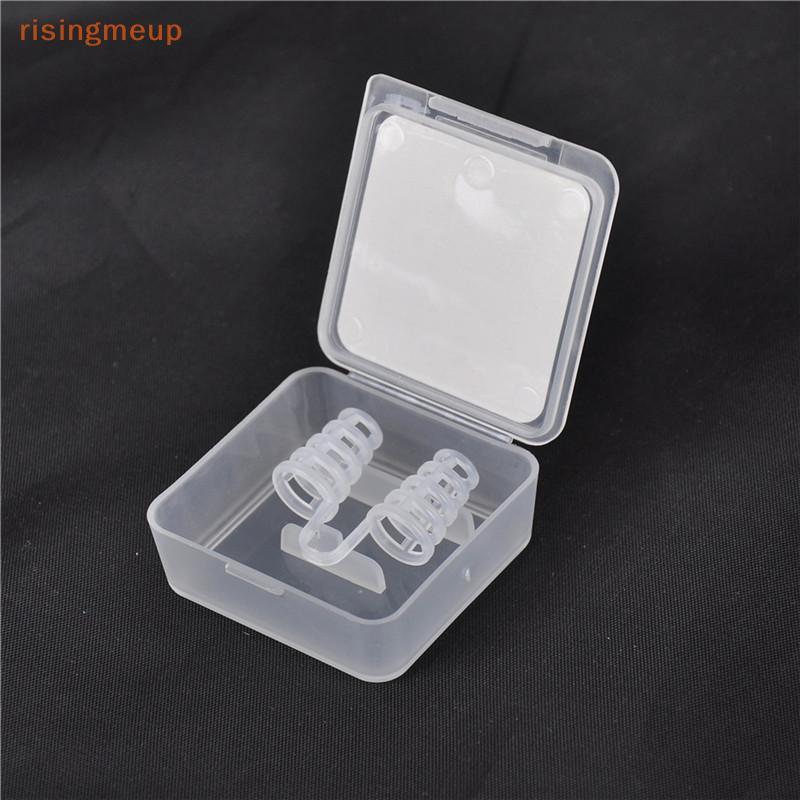 [risingmeup] ซิลิโคนที่มีประโยชน์ Anti Snore Nasal Dilators Stop Snoring Nose Clip Sleep Apnea Aid ใ