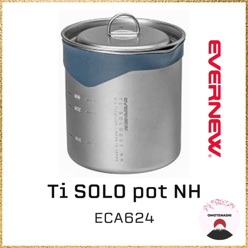 Evernew Cooking Utensil Pot Ti SOLO pot NH ECA624