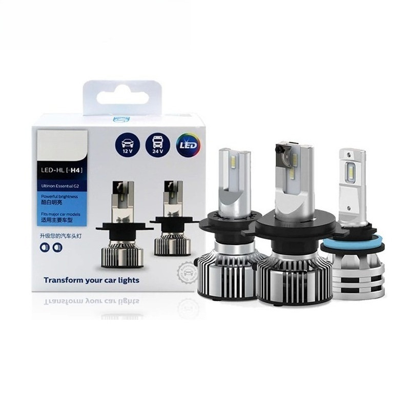 Ultinon Essential Led Gen2 G2 H1 H4 H7 HB3 HB4 HIR2 H8 H9 H11 H16 12V 24V 6500K ไฟหน้ารถแสงสีขาว