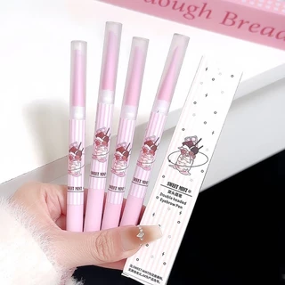 my-shop: ดินสอเขียนคิ้วและมาสคาร่าสำหรับคิ้วแบบสองด้าน (2-in-1)ดินสอเขียนคิ้ว+คิ้วมาสคาร่สีย้อมคิ้ว✨3D-EV066