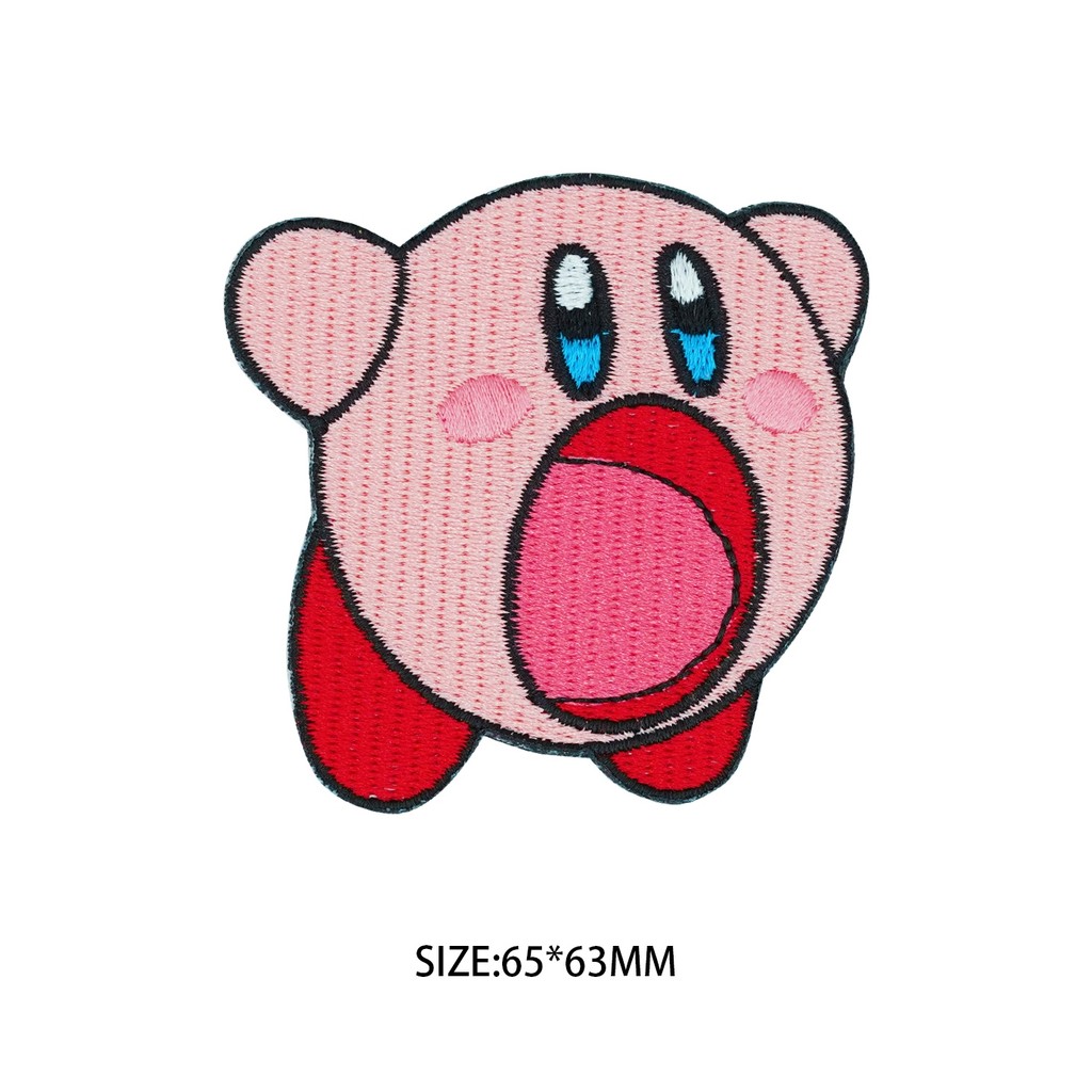 Star Kirby การ์ตูนน่ารักอะนิเมะ Seiko เย็บปักถักร้อย Hot