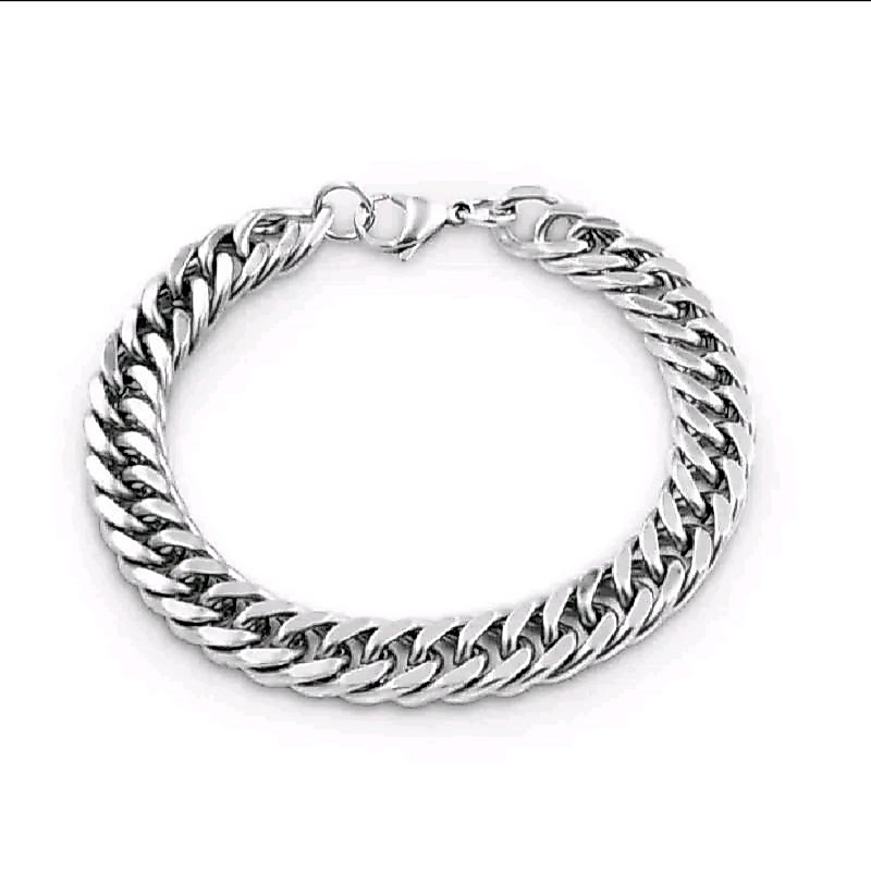 ผู้ชาย TITANIUM CHAIN BRACELET KOREAN FASHION TITANIUM BRACELET