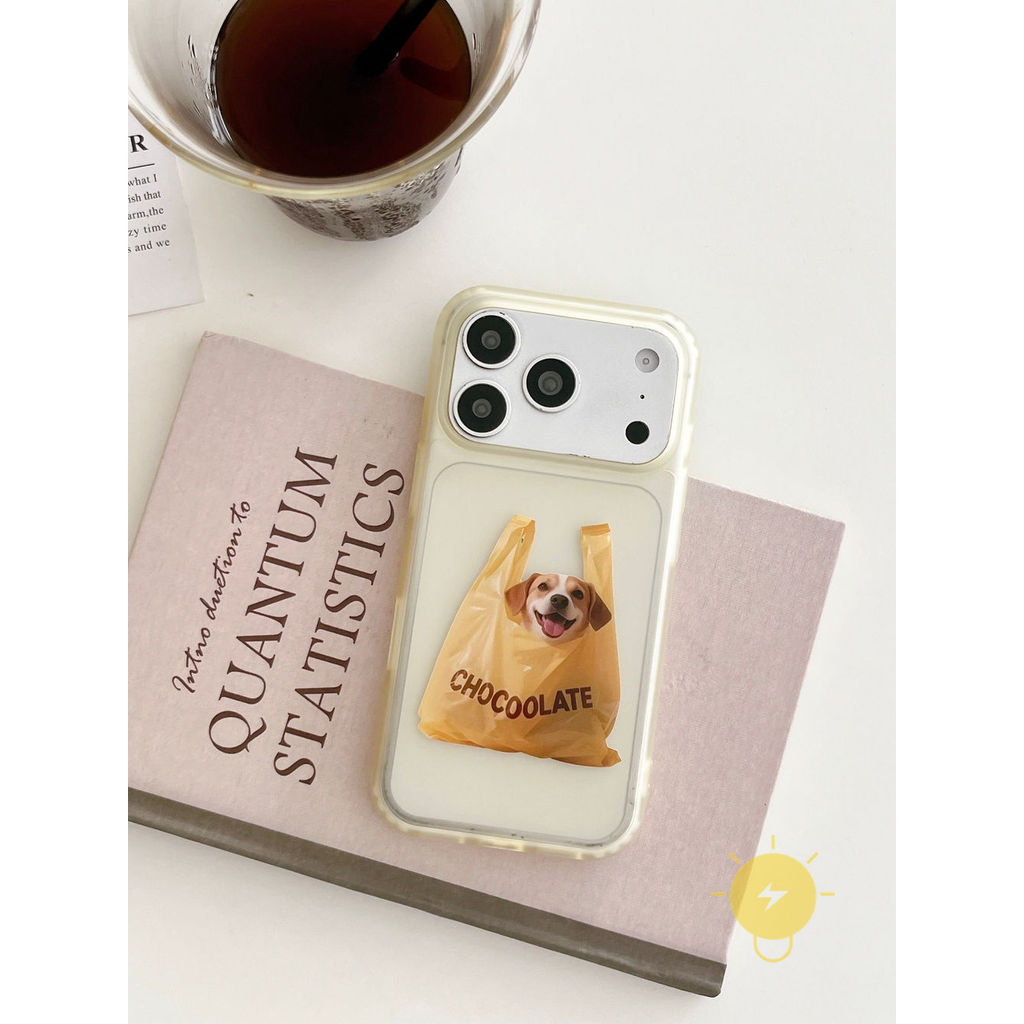 For เคสไอโฟน TPU Dog Puppy เคส Phone Case For iPhone 17 Pro Max 16 15 Cover  Aesthetic Korean Cute