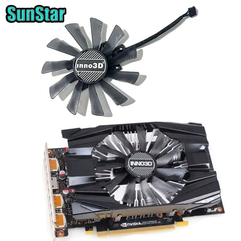 CF- ใหม่121015S CF-12910S 95 มม.4PIN 0.35A การ์ดพัดลมระบายความร้อน,สําหรับ Inno3d GTX 1060 1060S 106