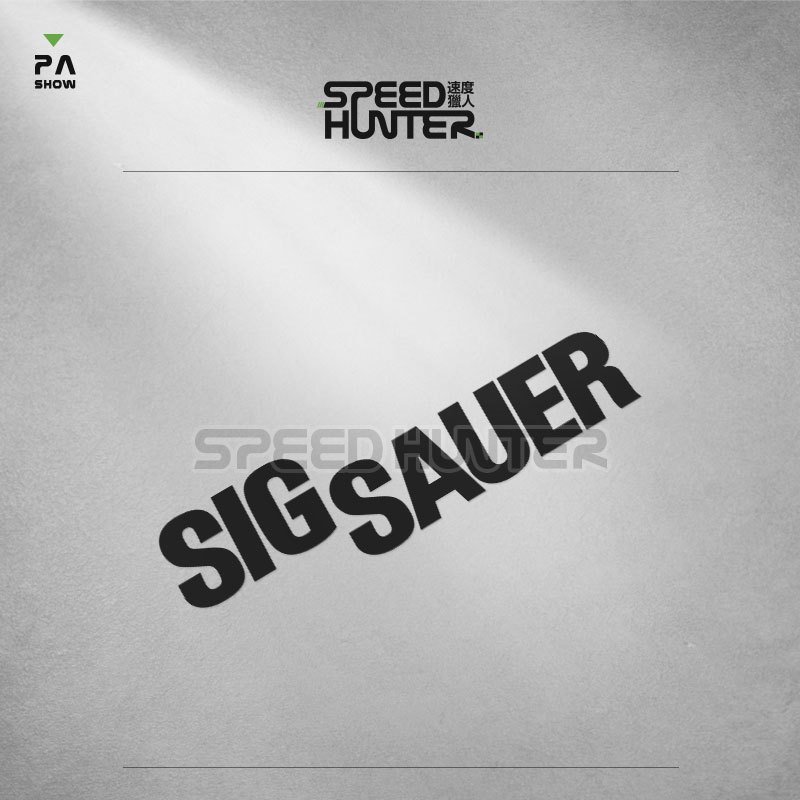 SigSauer SigSauer Industrial Company Military Label Z04 Body Sticker Water Bomb Reflector
