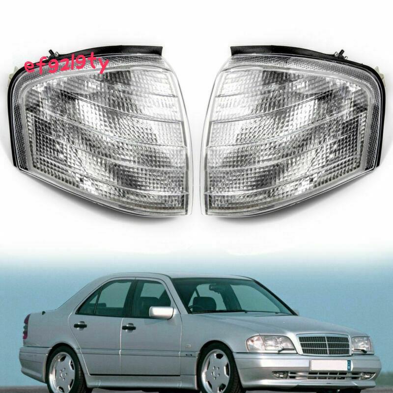 สําหรับ C Class W202 1994-2000 คู่ไฟมุมไฟเลี้ยวโคมไฟ 2028261143 2028261243