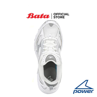 Bata บาจา Power รองเท้าผ้าใบแบบผูกเชือก ออกกำลังกาย สำหรับผู้หญิง รุ่น ZETA RELIC สีขาว 5281847