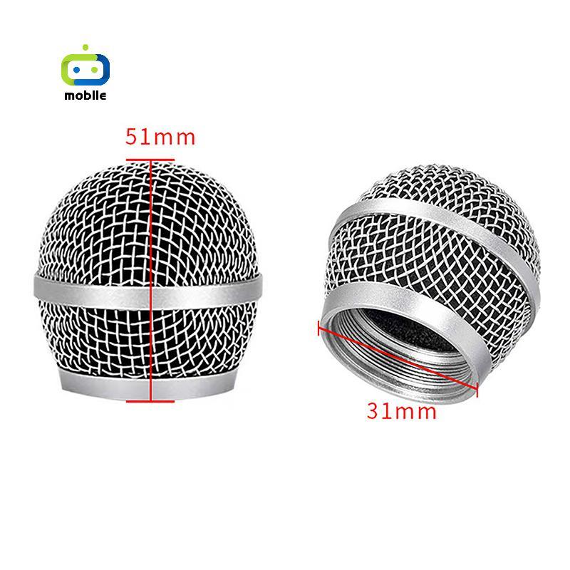 [maygood] เปลี่ยนตะแกรงไมโครโฟนโลหะ Replacing Professional Party Mic Head Part อุปกรณ์เสริมสําหรับ S