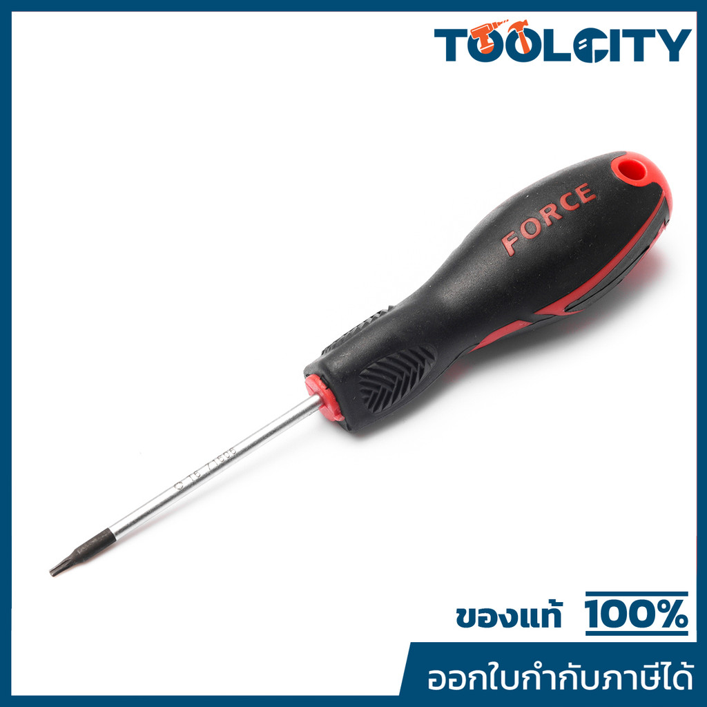 71606 ไขควงปากจีบ ด้ามหุ้มยาง T6
