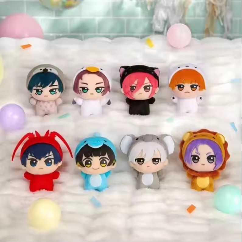 GANTUNGAN Plushie Blue lock Animal Series ตุ๊กตาพวงกุญแจตุ๊กตาน่ารักเกมเด็กตุ๊กตาน่ารัก CUSTOM REQUE