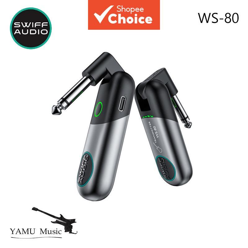 ระบบไร้สายกีตาร์ SWIFF AUDIO WS-80 | เครื่องส่งสัญญาณดิจิทัลแบบชาร์จซ้ําได้ ย่าน UHF