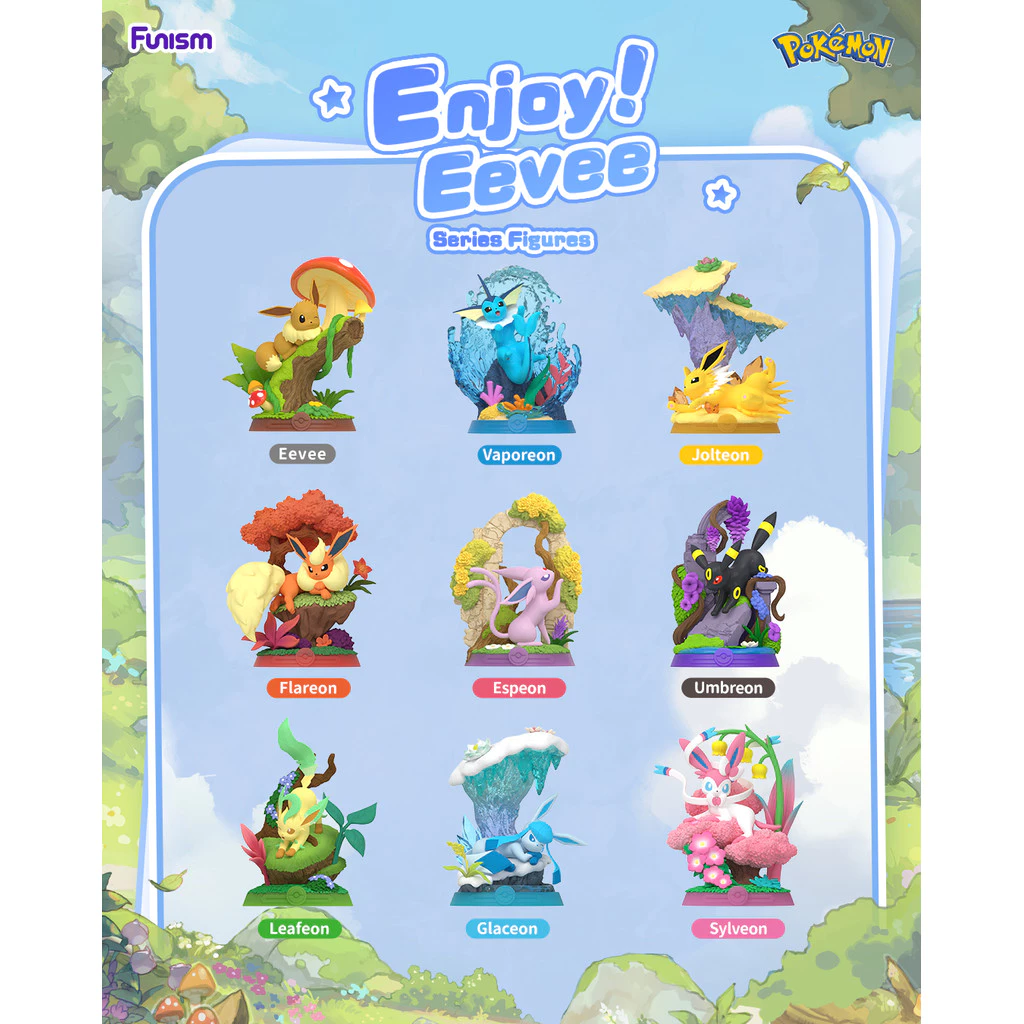 FUNISM โปเกมอน สนุก! Eevee Series Figures Blind Box ของเล่นสะสมน่ารัก, สุ่ม Assortment, ของขวัญสําหรับเด็กและแฟนกล่องตาบอดรูปของเล่นเคลื่อนย้ายได้ของขวัญวันเกิด thumbnail 4