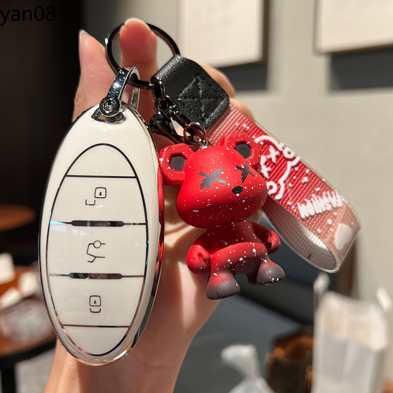 3 ปุ่มเปลือกป้องกันรถ Remote Key สําหรับ 2021 FAW Bestune T77 T77pro ใหม่ B70 T55 T33 T99 auto อุปกร