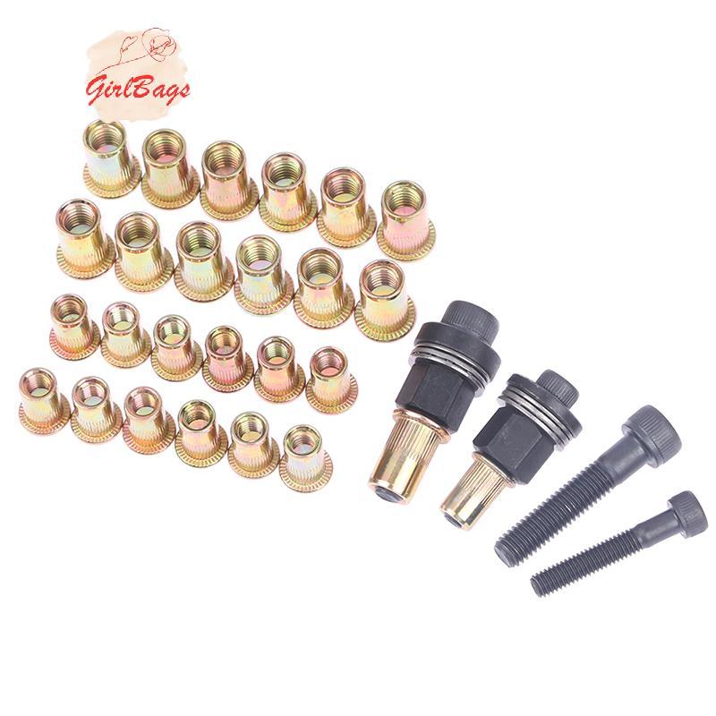 [Setad] M6 M8 Rivet Nut s คู่มือ Riveter คอลัมน์สแตนเลสหกเหลี่ยมถั่ว AM6SS AM8SS DIY เจาะ Rivet ด้าน