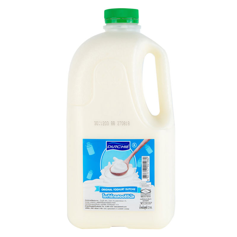 ดัชชี่ โยเกิร์ต รสออริจินัล 2 ล. (DUTCHIE Yoghurt Plain 2 l)
