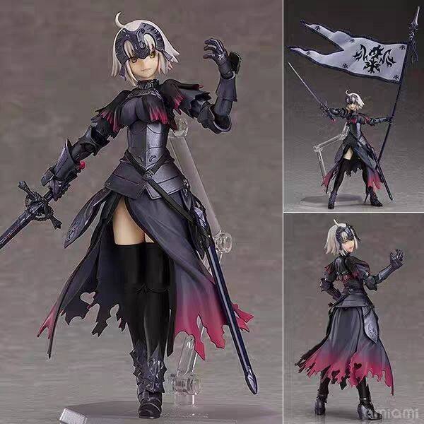 รุ่นคุณภาพสูงในประเทศ Fate figma 390 Joan of Arc Dalke Black Joan of Arc Joint Movable