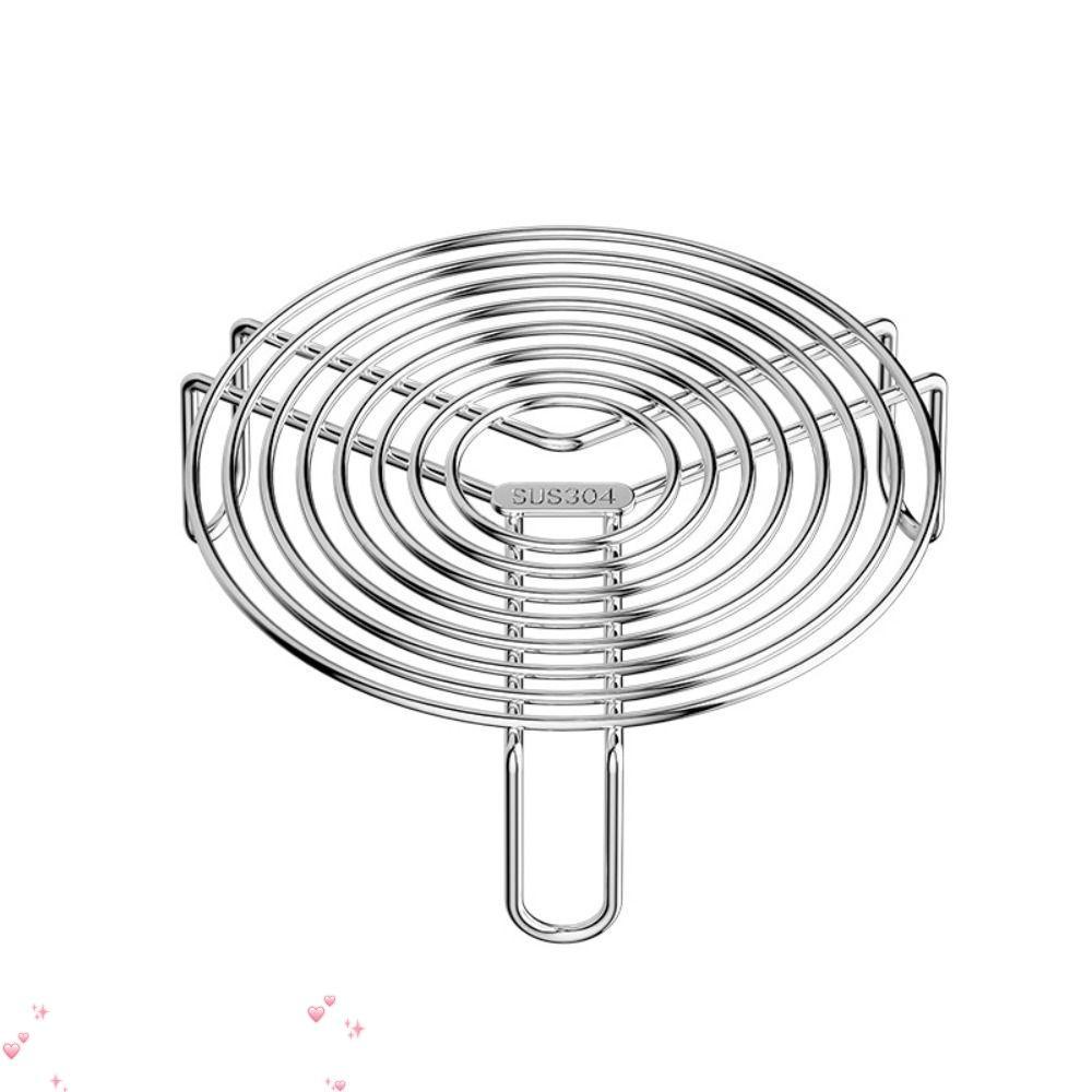 AULORAMT หม้อถาดนึ่ง, 304 สแตนเลสมัลติฟังก์ชั่ Steamer Rack,ขาตั้งถาดรอบหม้อชั้นนึ่งอุปกรณ์ครัว
