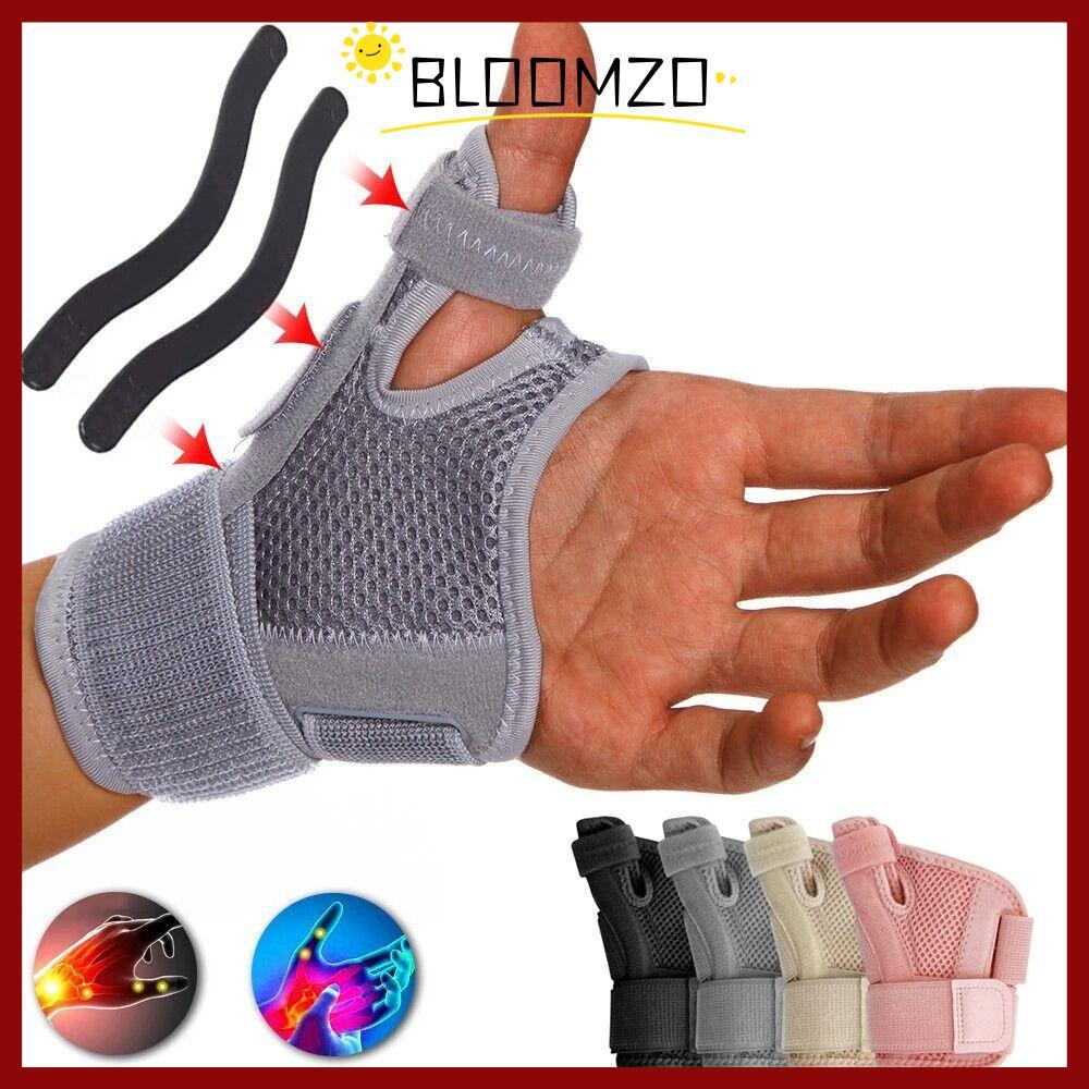 in stockBLOOMZO 1 ชิ้นข้อมือ Thumb Brace, ยืดหยุ่นเหมาะกับขวาและซ้ายข้อมือยาม, ทนทาน Breathable Protector Thumb Support Thumb Splint สําหรับ Tendonitis